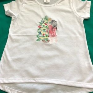 White Custom Vintage Stitch Christmas Shirt